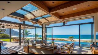 Inside a Stunning Luxury Beach House with Panoramic Ocean Views (4K)