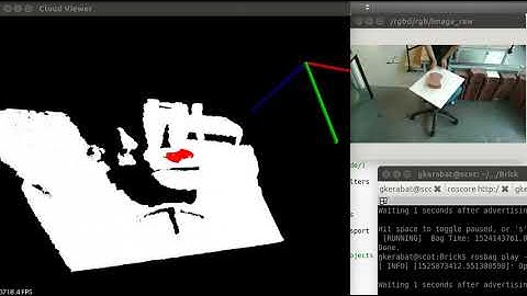 Estimating Relative Pose and Aligning of a Brick using ICP - Astra Pro and PCL