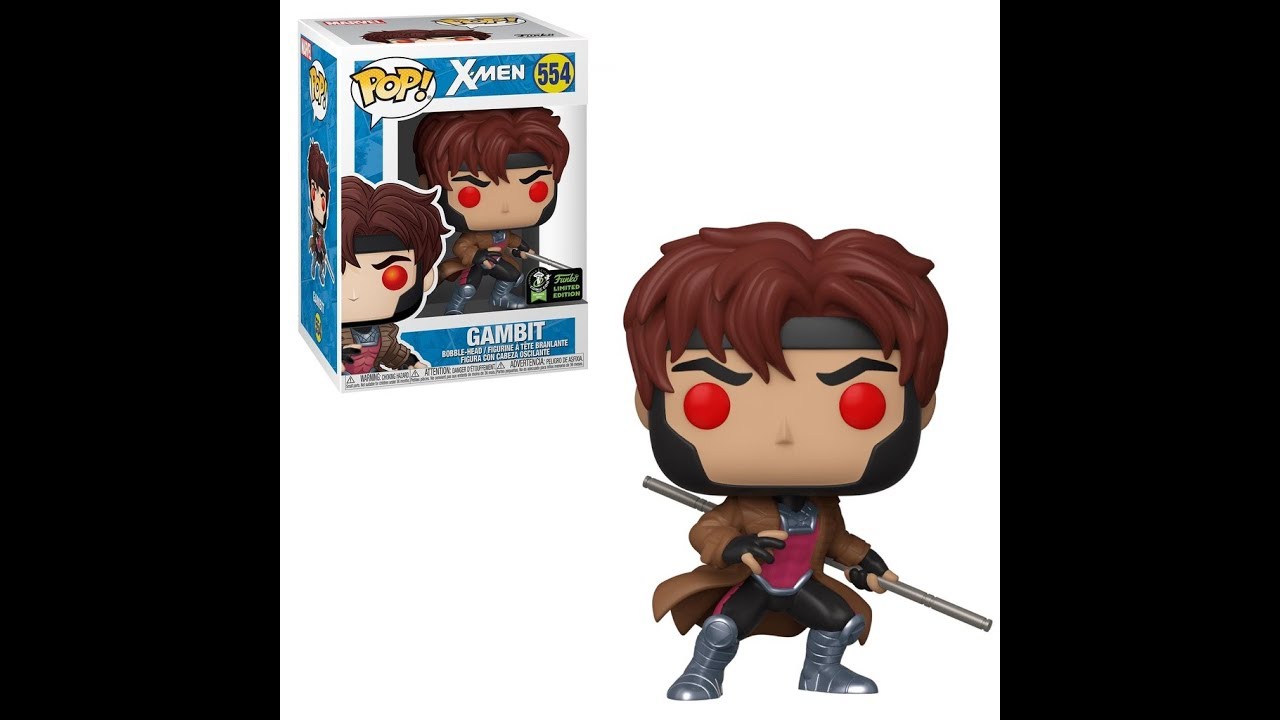 FUNKO X-Men ECCC exclusive Gambit with bo-staff pop review