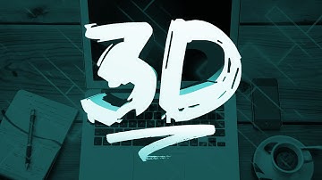 How to Make 3D Text in Photoshop CS6/CC - Simple 3D Effect Tutorial (2015/2016)