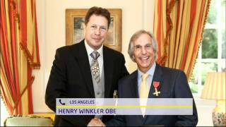 Henry Winkler talks about his OBE