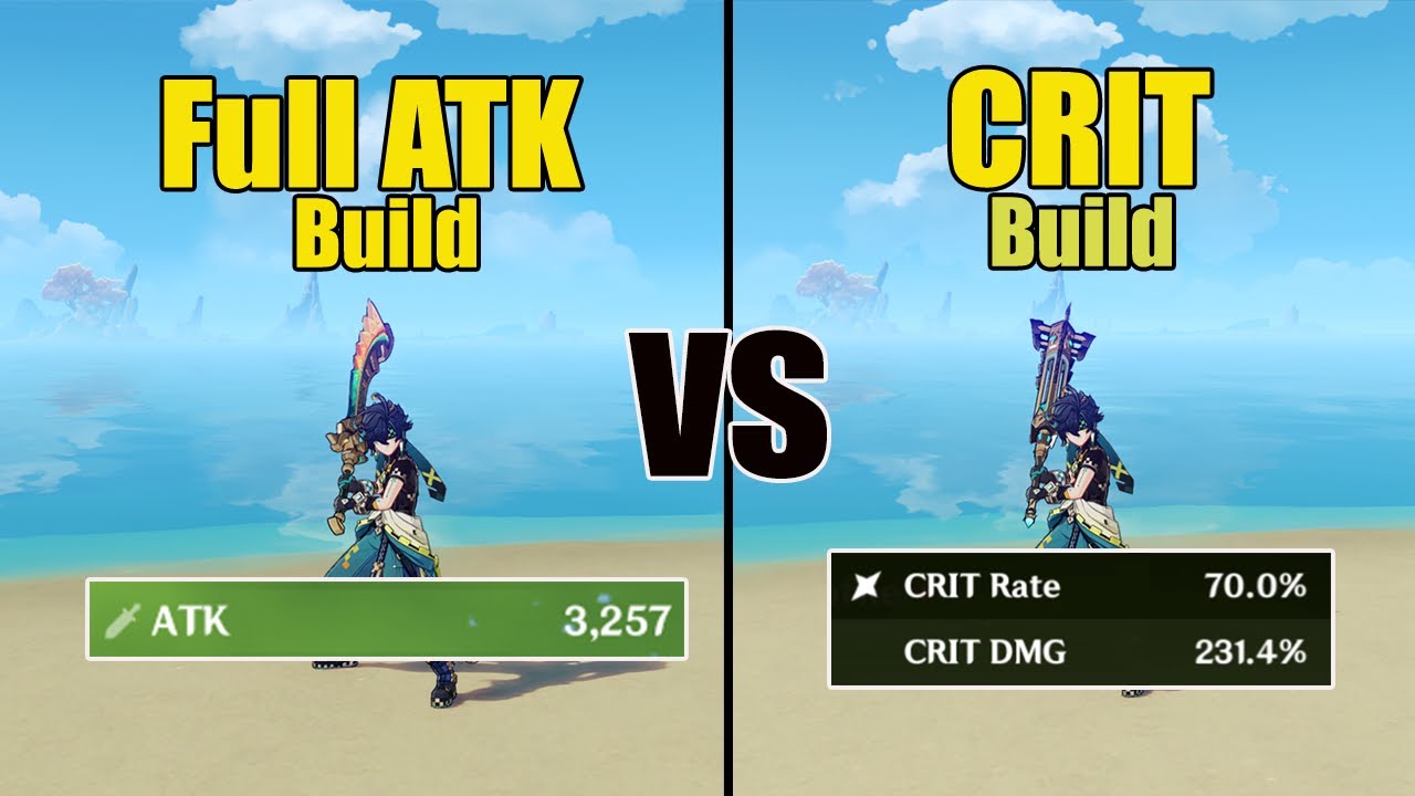 Kinich Crit Build vs Full ATK Build - Genshin impact - YouTube