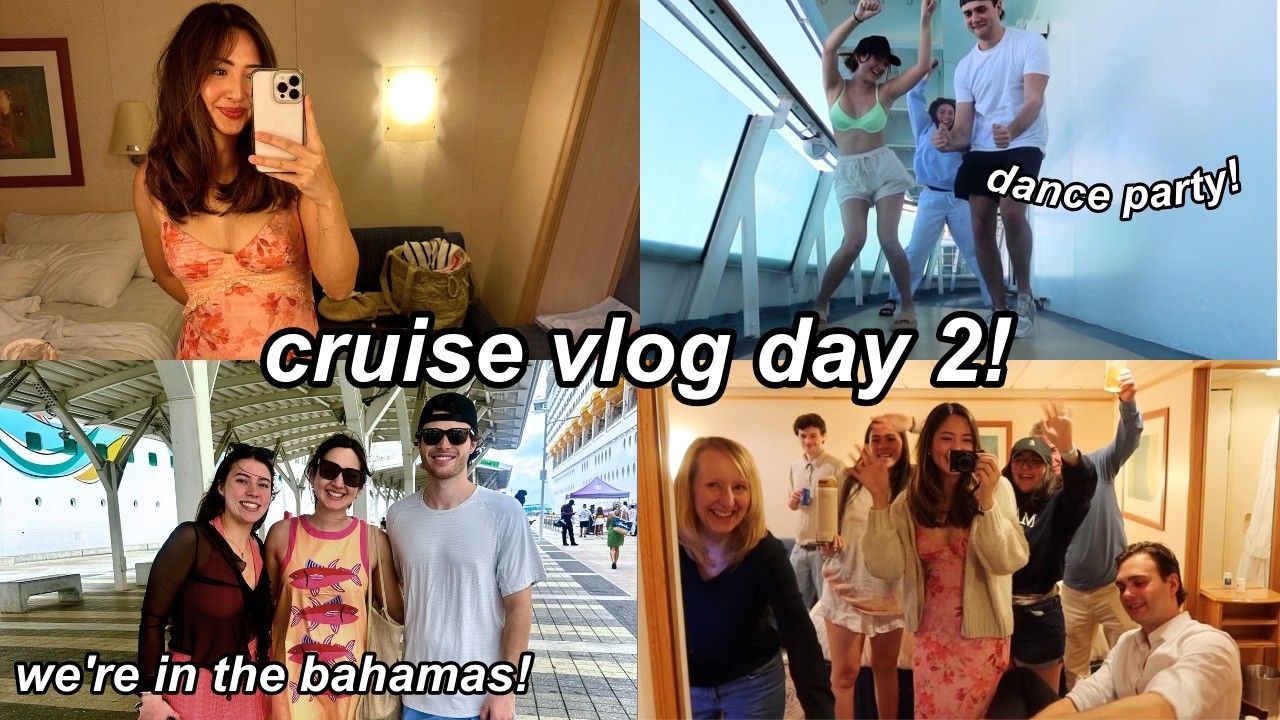 CRUISE VLOG DAY 2: ROYAL CARIBBEAN EXPLORER OF THE SEAS! BAHAMAS SHOPPING, DANCING & FUN!