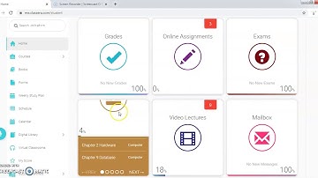 Using classera for online assignment and course materials for students
