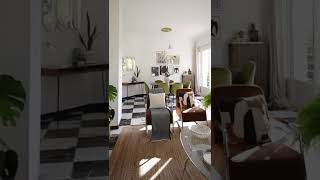 Before & After of a Stunning Mid-Century Modern Living Room Before & After of a Stunning Mid-Century Modern Living Room