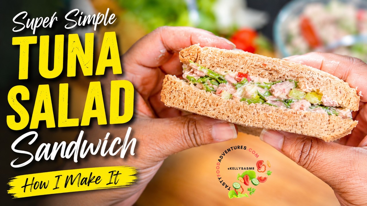 How I Do It Recipes | Simple Everyday Tuna Salad Sandwich @KellysASMR