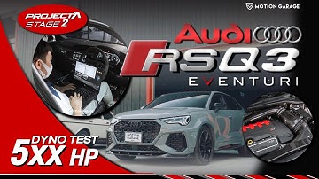 Eventuri Carbon Intake For Audi F3 RSQ3 / DYNO TEST