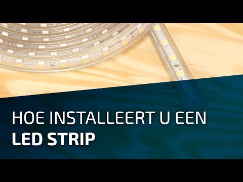 Hoe installeert u een  LED strip