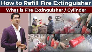 How to refill Fire Extinguisher | DCP Fire Extinguisher | What is Fire Extinguisher || Fire cylinder