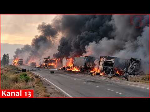 Russian logistics crushed in occupied territories - Ukrainian strikes trigger explosions and fires