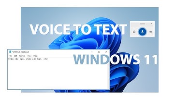 CHUYỂN GIỌNG NÓI THÀNH VĂN BẢN TÍCH HỢP TRÊN WINDOWS 11 | VOICE TO TEXT APP ON WINDOWS 11