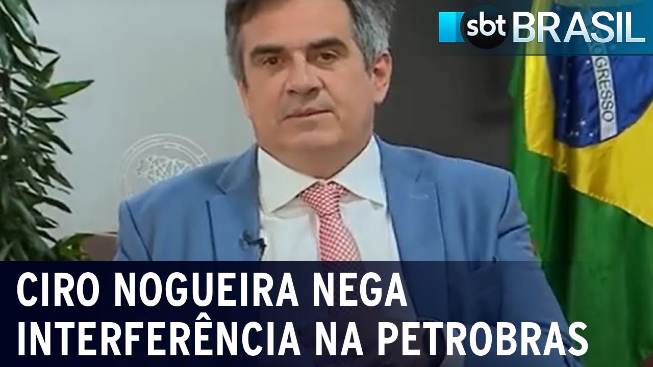 Ciro Nogueira nega interferência de Bolsonaro na Petrobras | SBT Brasil (24/05/22)