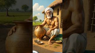 The farmer and the pigeon find a pot of goldin the village well #village #ai #pigeon #farmer