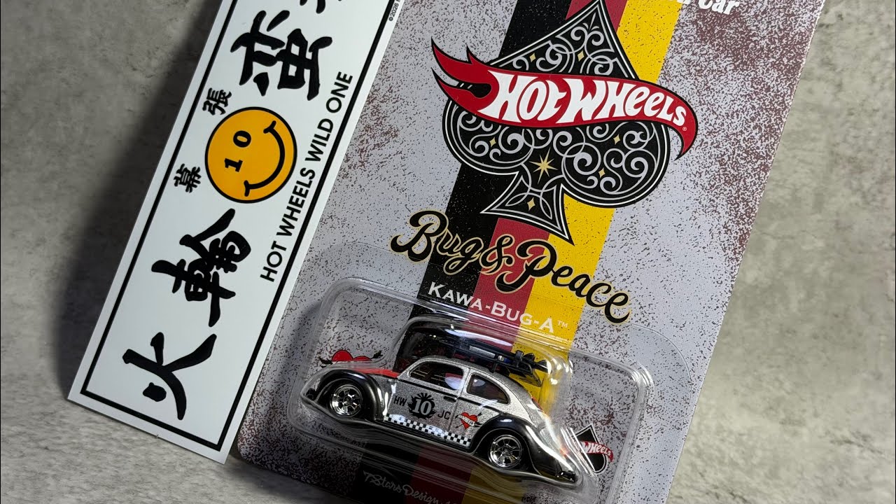 HOTWHEELS COLLECTORS JAPAN CONVENTIN CarBug & PeaceKAWA BUG A