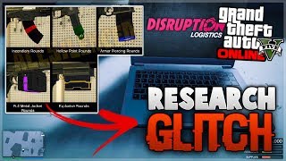 GTA 5 Online - BUNKER RESEARCH GLITCH! - Pick \& Fast Track *ANY* Research Items For 45K!