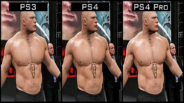WWE 2K17 PS3 vs PS4 vs PS4 Pro Graphics Comparison