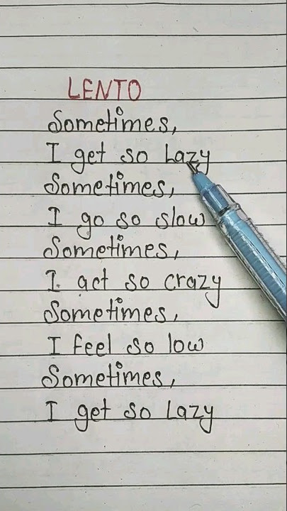 Lento💚~Rudy Mancuso Lyrics #shorts #lyrics #viral #lento #rudymancuso #luckybabemeghu