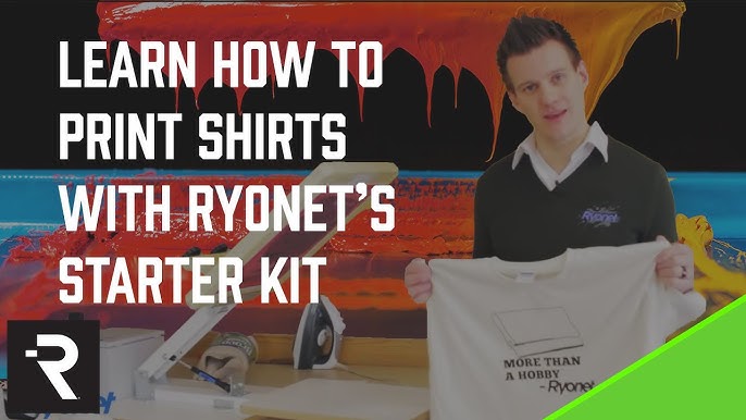 ScreenPrinting.com, Powered by RyonetDIY PRINT SHOP® Original T-Shirt Screen  Printing Kit