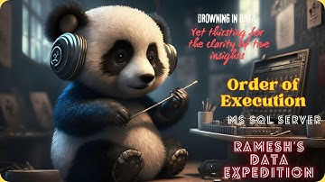 Order of execution SQL | MS SQL Server | Queries | Execution plan | Clauses | keywords | Functions