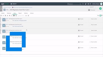Test Suite Regression Testing in ALM Octane