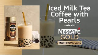 How to Make Iced Milk Tea Coffee this Summer with NESCAFÉ GOLD | NESCAFÉ Philippines