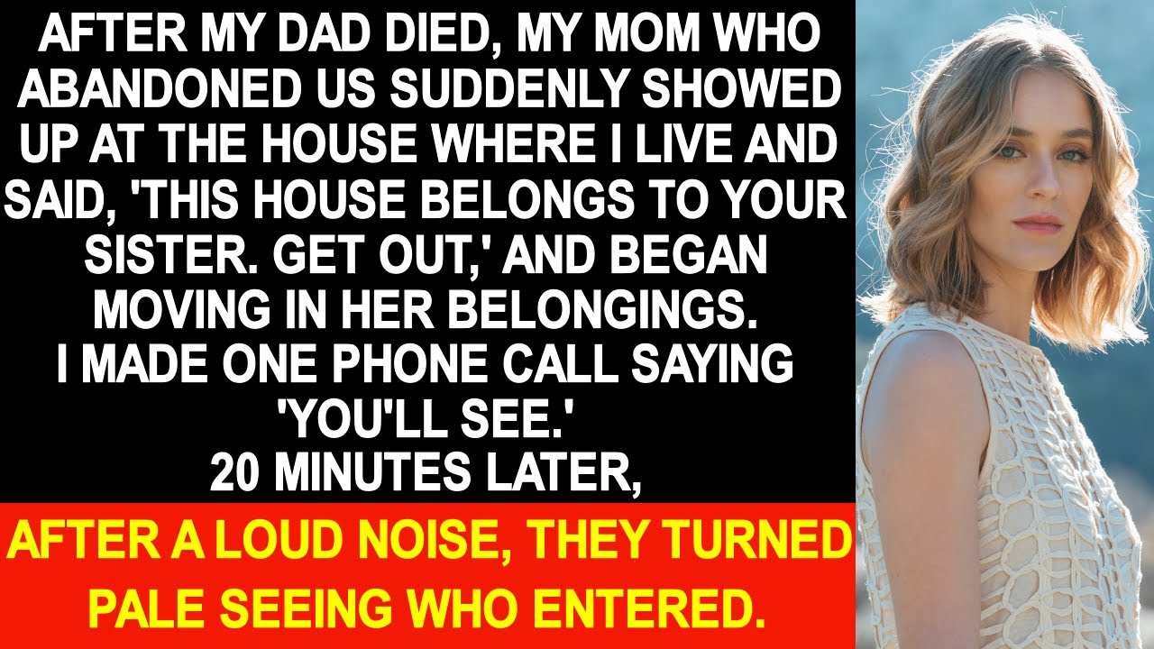 После смерти отца мама внезапно появилась у дома и сказала: «Этот дом принадлежит твоей сестре. У...