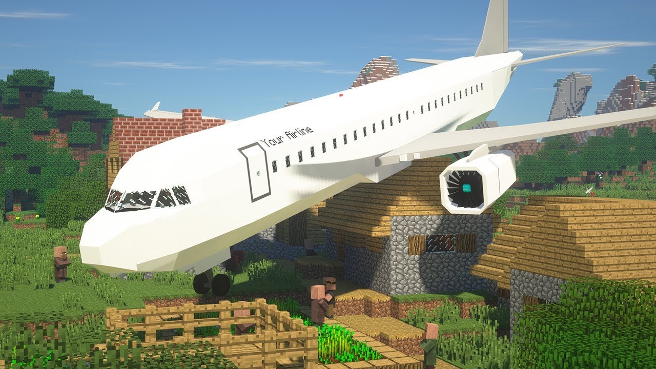 Minecraft, But There Are Planes - YouTube
