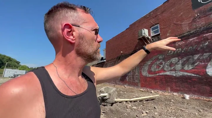 100 year old Coca-Cola sign discovered in Ridgway PA