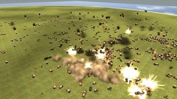 Gmod Barrels Explosion : 1000 barrels !