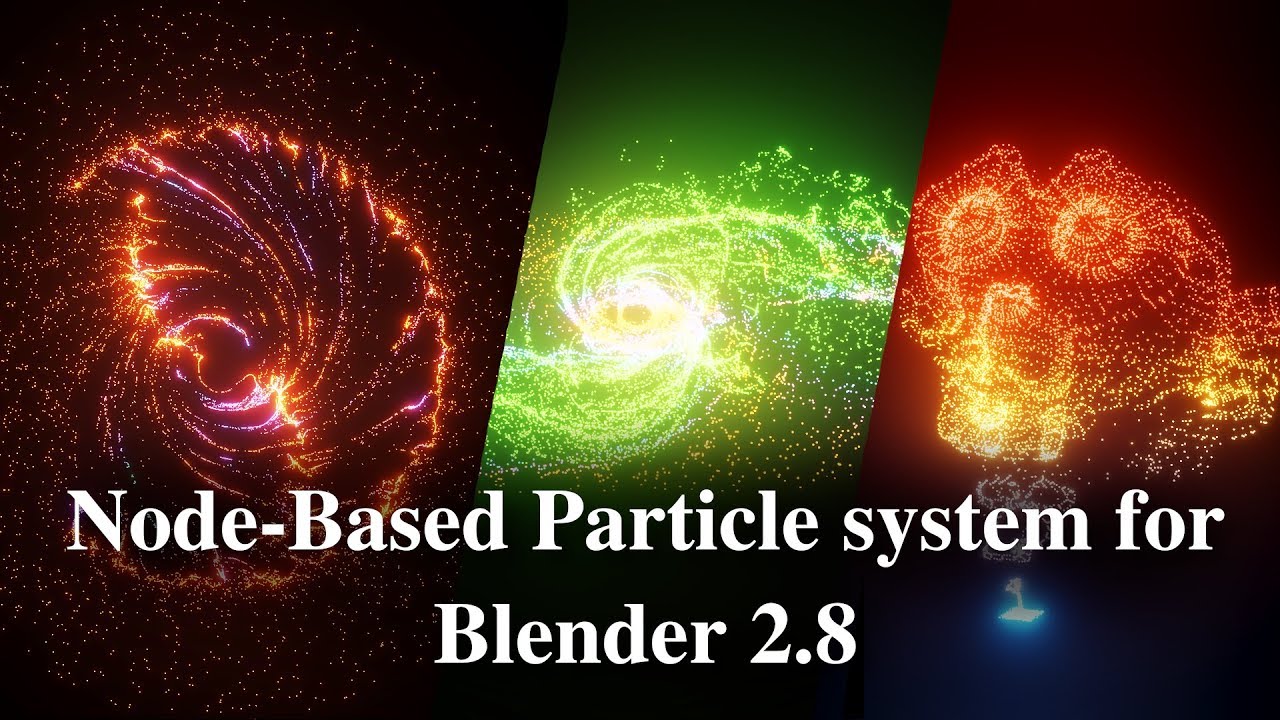 Node-Based Particles (Beta) for Animation Nodes with Particle Output 2.8 - BlenderNation