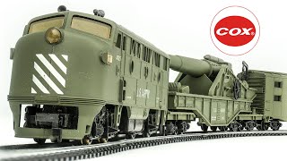 Vintage COX HOScale U.S. Army Model Train Set and Mehano Track Pack Review