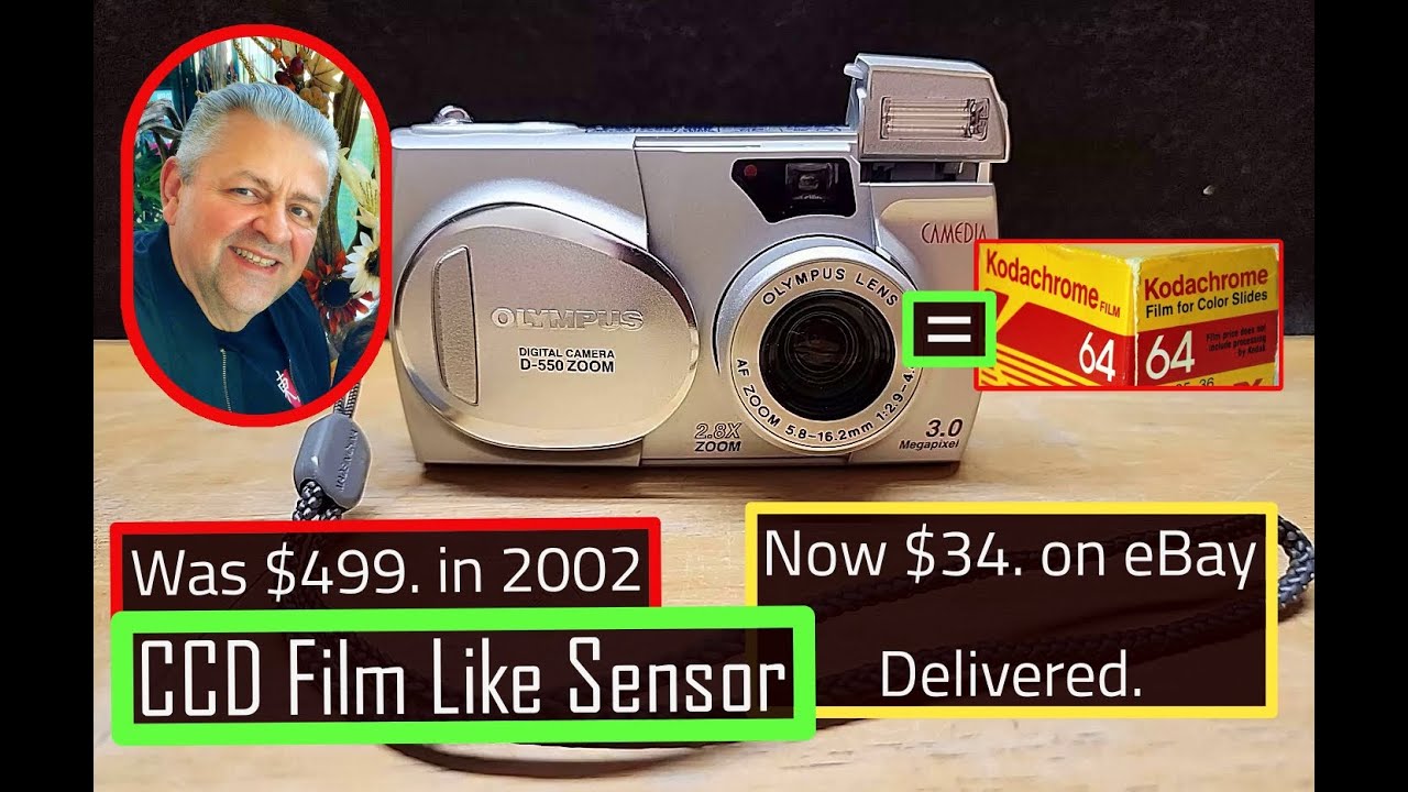 $34. Olympus D-550 CCD Digital Camera has Kodak Film Like Sensor