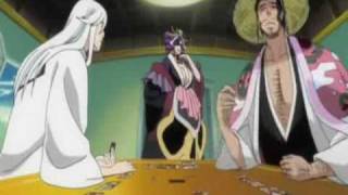 Bleach 257 funny moment with Ukitake and Kyourako and their zanpaktos