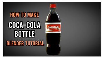Create a Coca-Cola Bottle in Blender l Blender full tutorial #blendertutorial #cocacola #blender3d