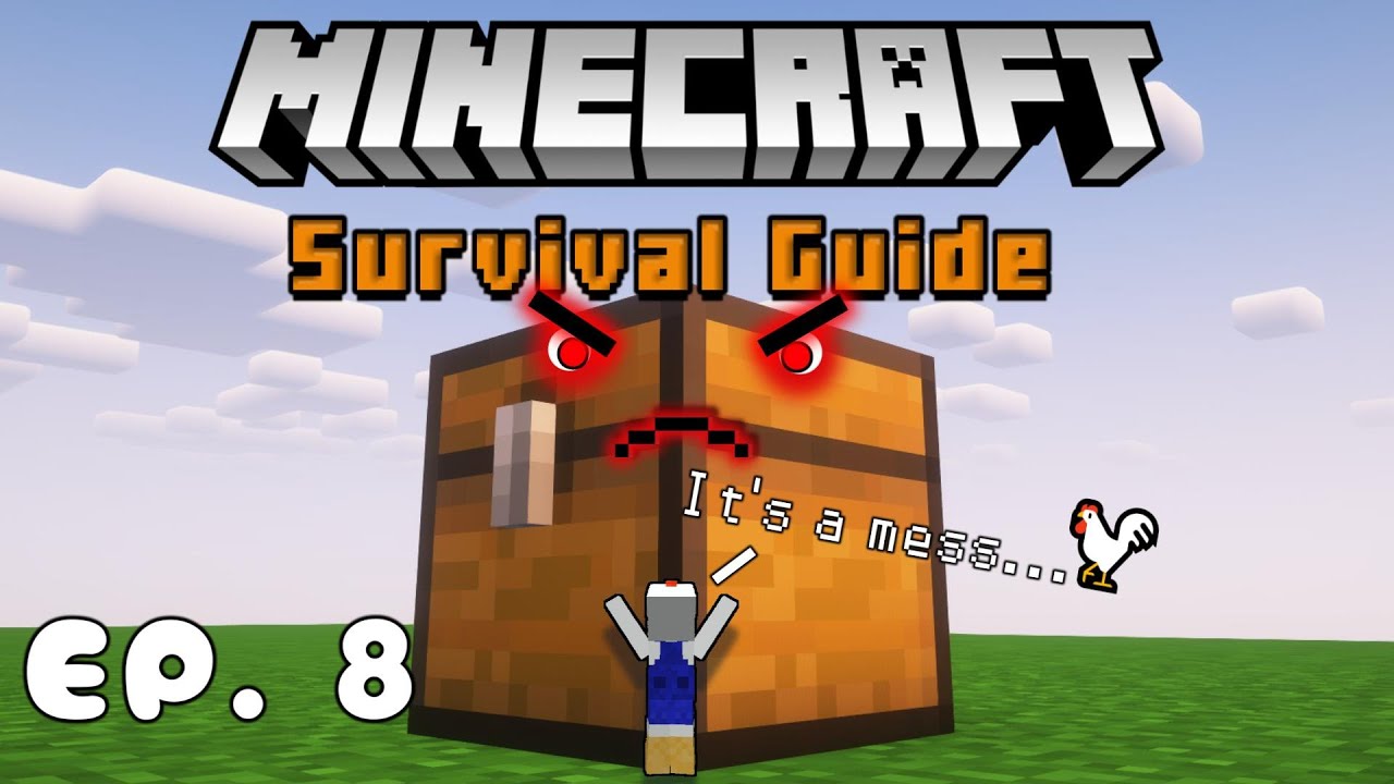 Tips and Tricks for organizing your storage~Minecraft survival guide Ep ...