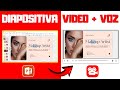 Como Hacer VIDEOS en CANVA con DIAPOSITIVAS PowerPoint & VOZ ✅️