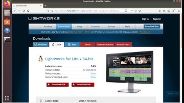 Lightworks 2020.1 Ubuntu 18.04, 19.10