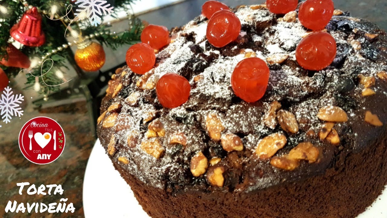 TORTA NAVIDEÑA CON FRUTOS SECOS | Receta Venezolana 🇻🇪