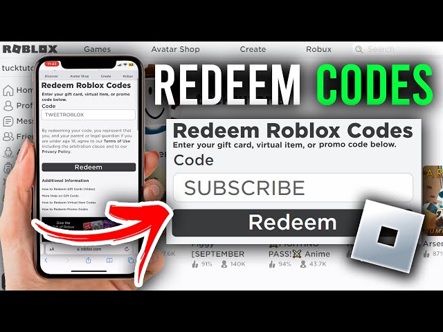 How To Redeem Codes On Roblox Mobile  Redeem Roblox Promo Codes On Mobile  