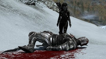 Skyrim - The Ebony Warrior (KILL IN ONE HIT)
