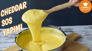 En Prati̇k Cheddar Sos Tari̇fi̇ Burger Peyni̇ri̇ Sosu Nasil Yapilir?