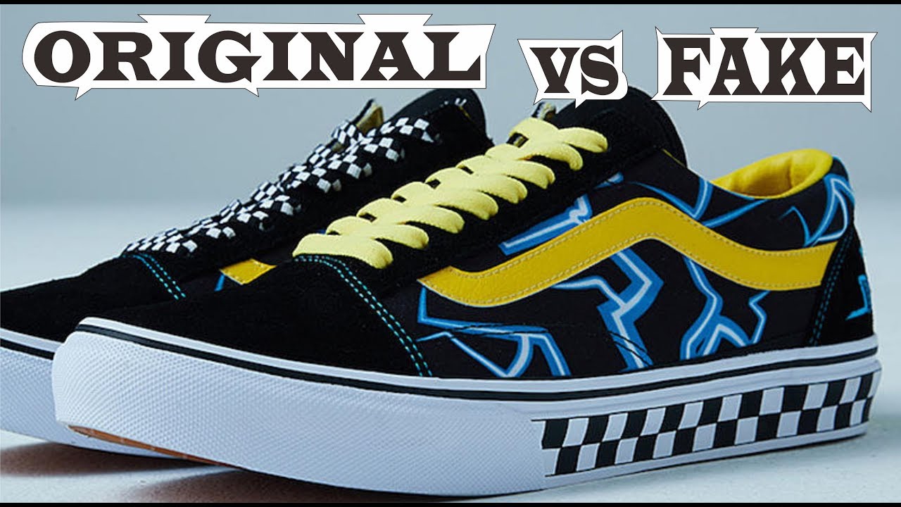 sitio Sostener enaguas Mindseeker x Vans Old Skool Lightning Original & Fake - YouTube