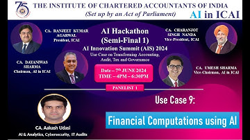 Hackathon Semi Final 1 (S1) – Use Case 9 | Financial Computation using AI | CA Aakash Udasi