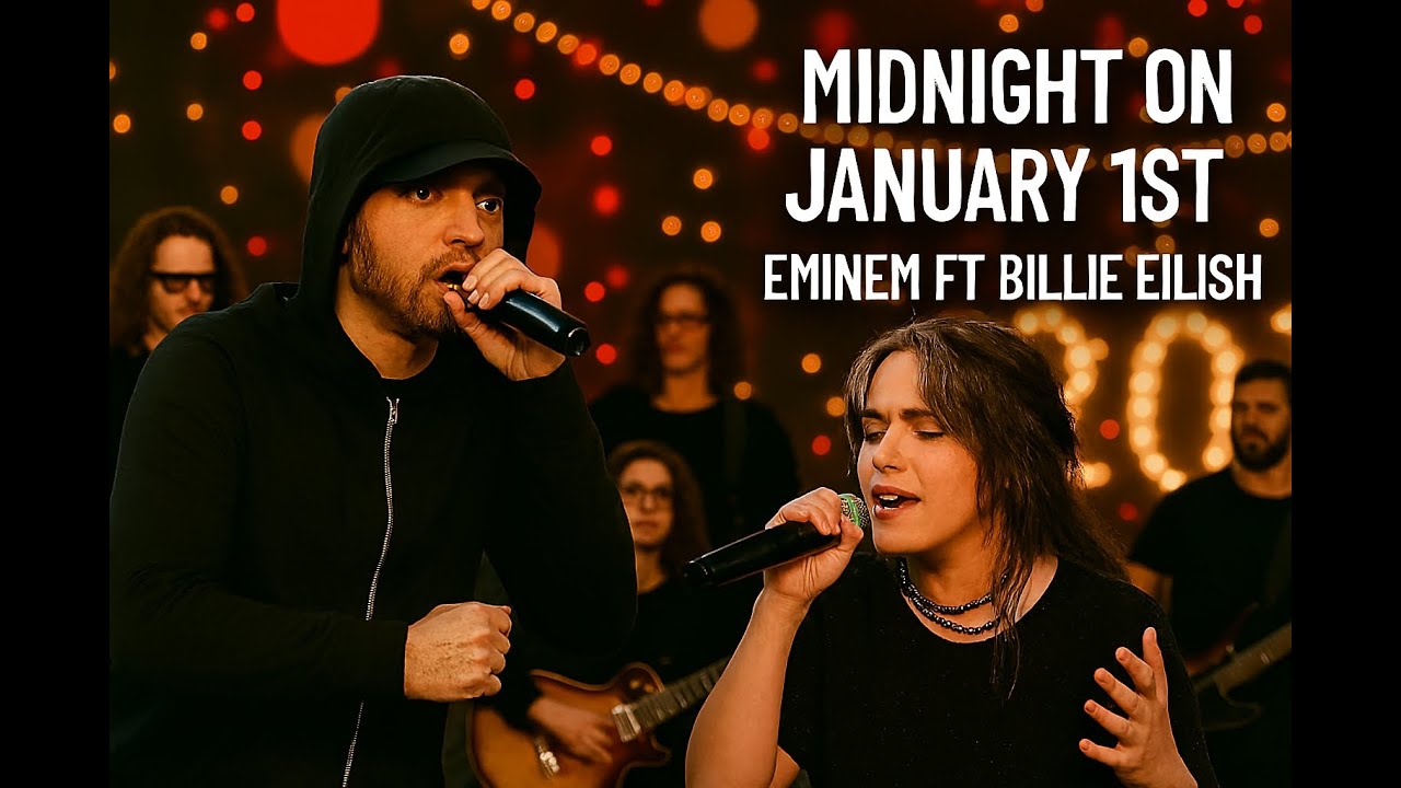 Eminem ft  Billies Eilish   -  Midnight on January 1st – (official New year Rap Song)
