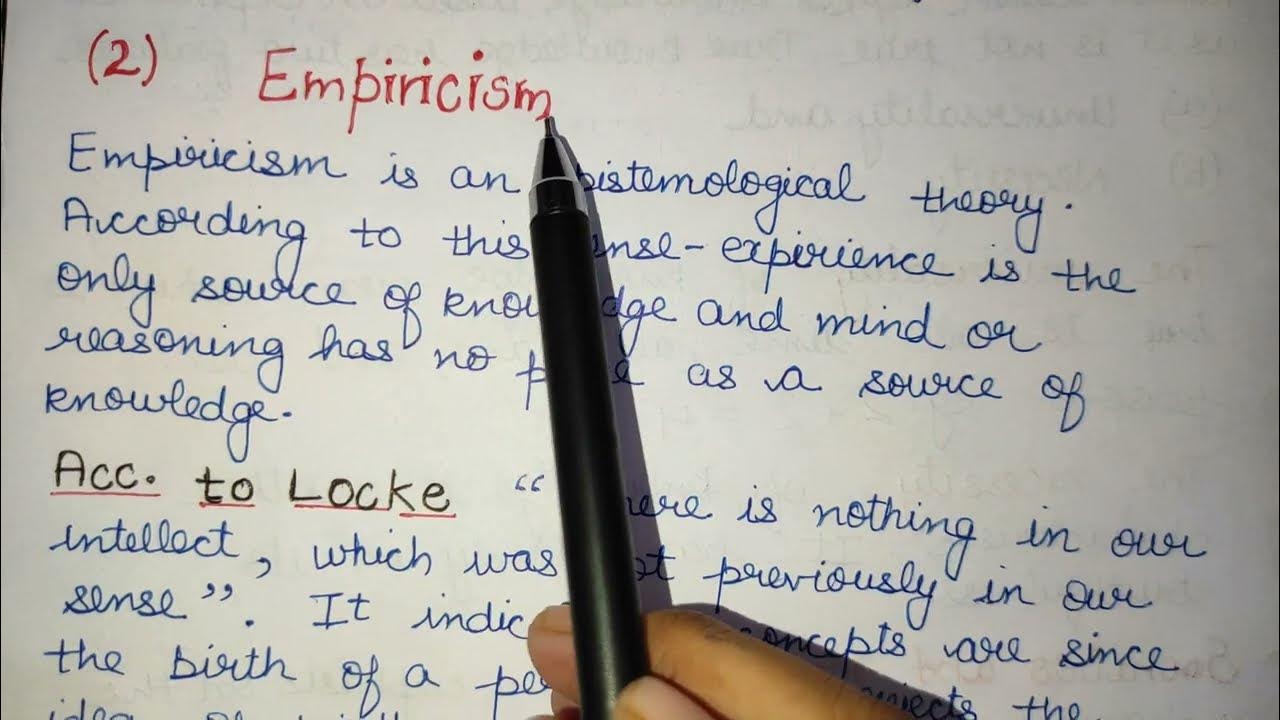 Theories of knowledge B.ed 2nd year B.Ed notes Knowledge and