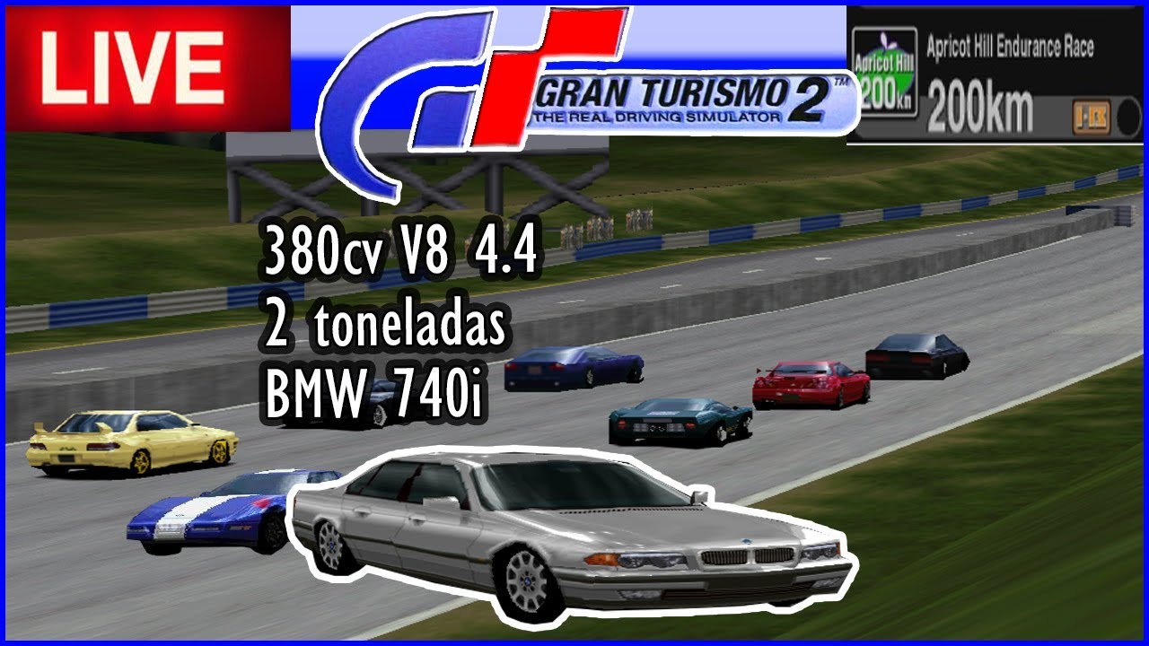 O CARRO MAIS PESADO DO GAME - Gran Turismo 2 AO VIVO 