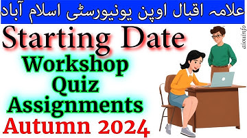 Allama Iqbal Open University Online Workshops Starting Steps Guide to Joining Workshops | AIOU INFO