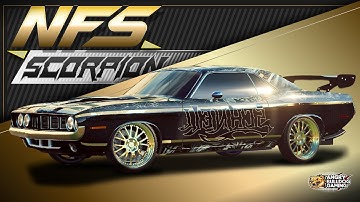 NFS-HEAT SCORPION WRAP TUTORIAL│ LIVERY CAR WRAPS│Barracuda 