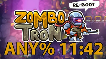Zombotron Re-boot speedrun any% 11:42