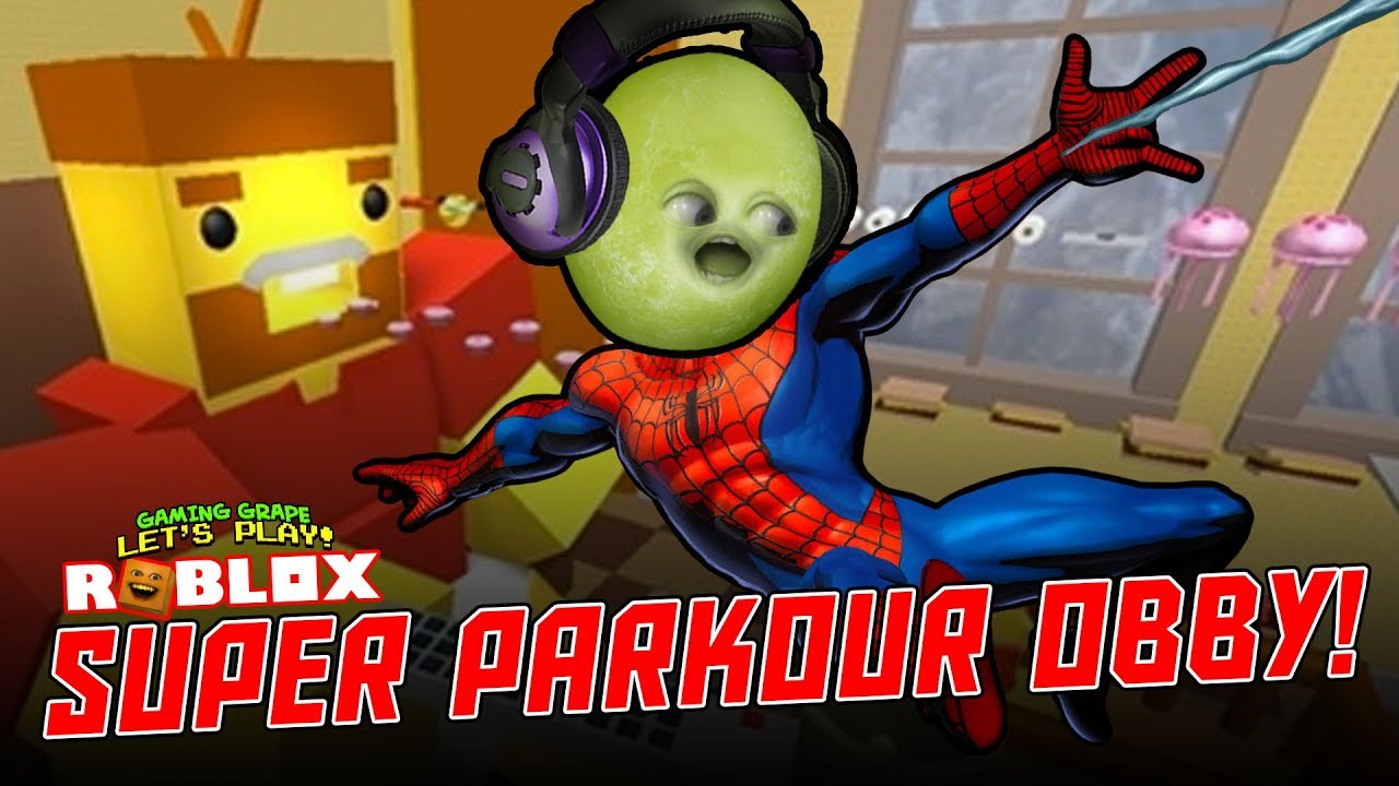 Spider Grape Super Parkour Obby Roblox Youtube - super parkour obby roblox